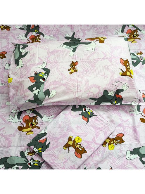 Детско спално бельо, Ранфорс, 3 части, Том и Джери