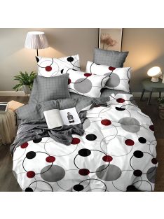   Двулицево спално бельо с ластик EmonaMall, 4 части - Модел S17911