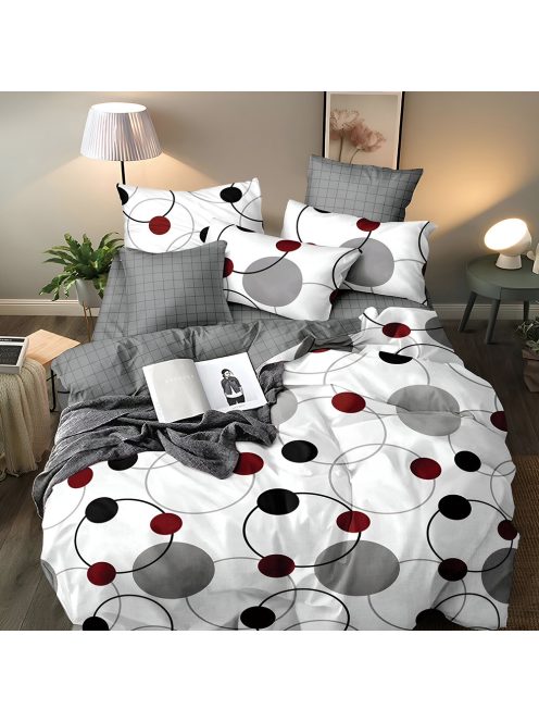 Двулицево спално бельо с ластик EmonaMall, 4 части - Модел S17911