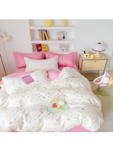   Двулицево спално бельо с ластик EmonaMall, 6 части - Модел S17916