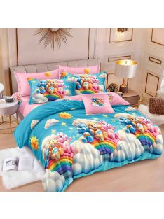   Двулицево спално бельо с ластик EmonaMall, 6 части - Модел S17922