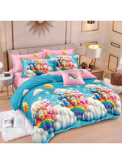 Двулицево спално бельо с ластик EmonaMall, 6 части - Модел S17922