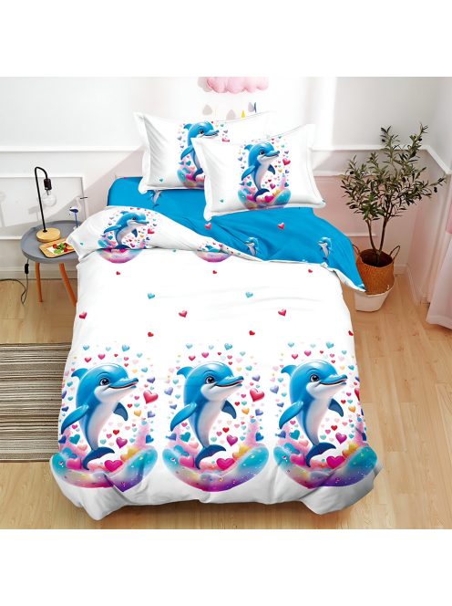 Двулицево спално бельо (размер за приста) EmonaMall, 4 части - Модел S17928