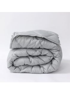 Олекотена завивка Елинор Сив, Зимна, 150/210 см, Капитонирана, Сив