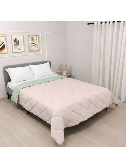 Олекотена завивка Елинор Бледо розово/Мента, Лятна