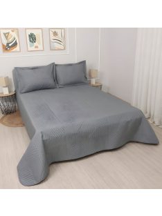 Шалте за спалня Куин Тъмно сиво