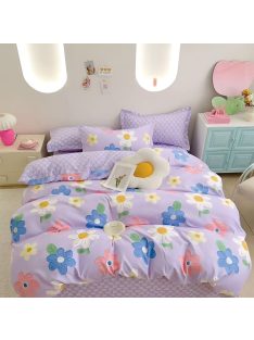   Двулицево спално бельо с ластик EmonaMall, 6 части - Модел S18047