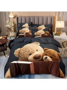   Двулицево спално бельо EmonaMall, 6 части (Реално Изображение) - Модел S18070