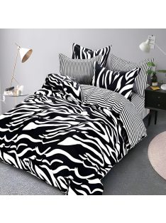 зебров двулицев спален комплект с два горни плика