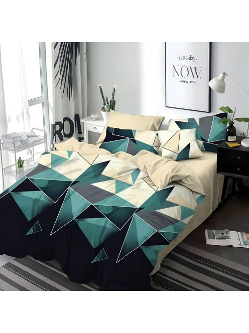 Двулицево спално бельо с ластик EmonaMall, 6 части - Модел S18156
