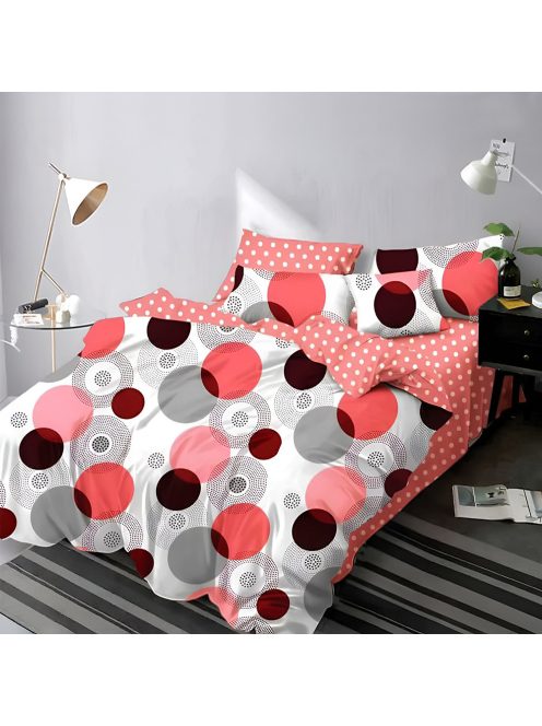 Двулицево спално бельо с ластик EmonaMall, 6 части - Модел S18159