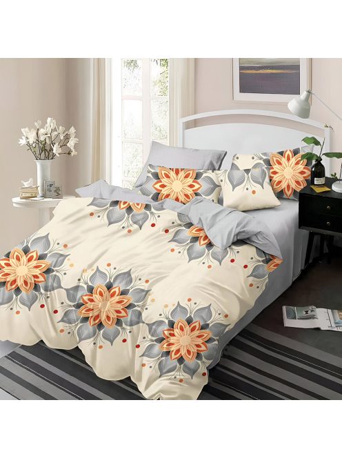 Двулицево спално бельо с ластик EmonaMall, 6 части - Модел S18161