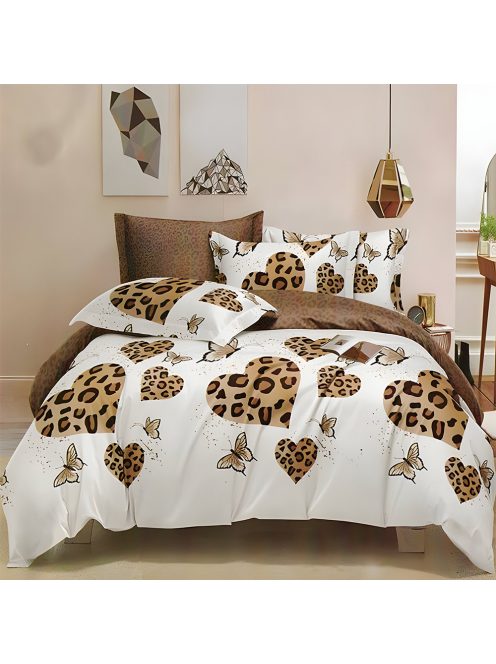 Двулицево спално бельо с ластик EmonaMall, 6 части - Модел S18162