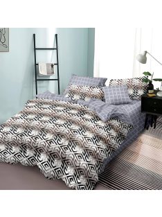  Двулицево спално бельо с ластик EmonaMall, 6 части - Модел S18228