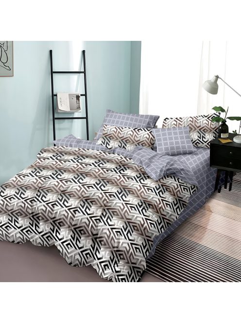 Двулицево спално бельо с ластик EmonaMall, 6 части - Модел S18228