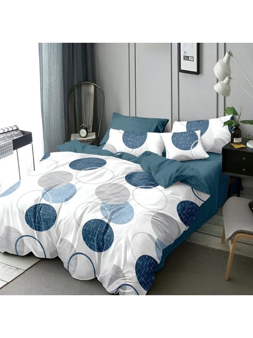 Двулицево спално бельо с ластик EmonaMall, 6 части - Модел S18229