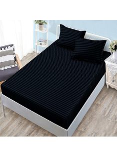   Едноцветен долен чаршаф с ластик и две калъфки (за матрак от 160x200 до 180x200) EmonaMall, 3 части - Модел S18249