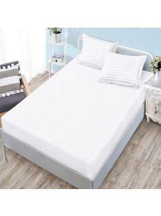   Едноцветен долен чаршаф с ластик и две калъфки (за матрак 160x200) EmonaMall, 3 части - Модел S18250