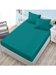   Едноцветен долен чаршаф с ластик и две калъфки (за матрак 160x200) EmonaMall, 3 части - Модел S18255