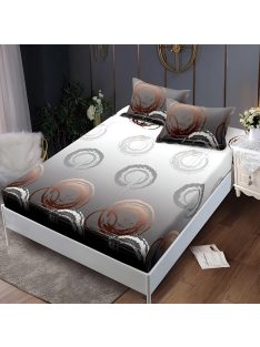   Долен чаршаф с ластик и две калъфки (за матрак 140x200) EmonaMall, 3 части - Модел S18269