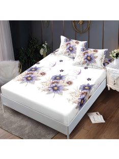   Долен чаршаф с ластик и две калъфки (за матрак 140x200) EmonaMall, 3 части - Модел S18277