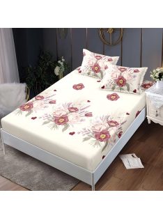   Долен чаршаф с ластик и две калъфки (за матрак 140x200) EmonaMall, 3 части - Модел S18284