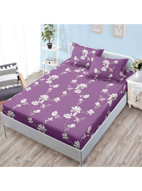 Долен чаршаф с ластик и две калъфки (за матрак 140x200) EmonaMall, 3 части - Модел S18285