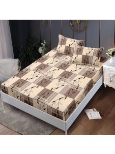   Долен чаршаф с ластик и две калъфки (за матрак 160x200) EmonaMall, 3 части - Модел S18306