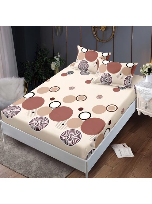 Долен чаршаф с ластик и две калъфки (за матрак от 160x200 до 180x200) EmonaMall, 3 части - Модел S18320