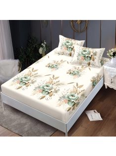   Долен чаршаф с ластик и две калъфки (за матрак от 160x200 до 180x200) EmonaMall, 3 части - Модел S18331