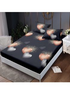   Долен чаршаф с ластик и две калъфки (за матрак от 160x200 до 180x200) EmonaMall, 3 части - Модел S18334