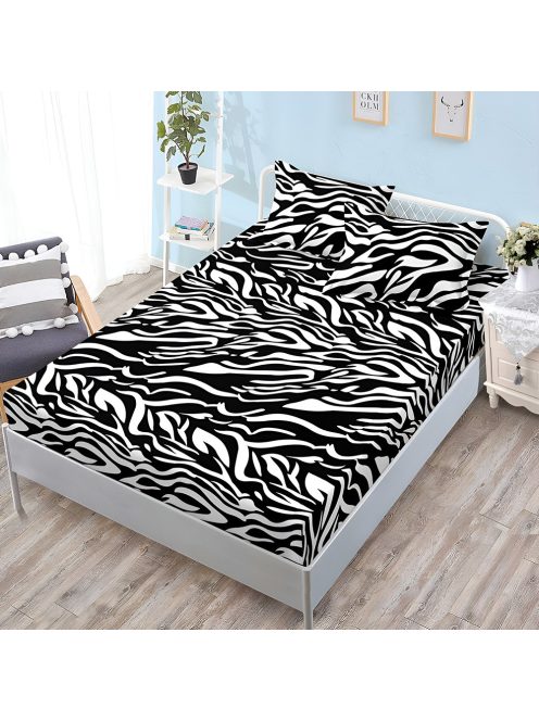 Долен чаршаф с ластик и две калъфки (за матрак от 160x200 до 180x200) EmonaMall, 3 части - Модел S18336