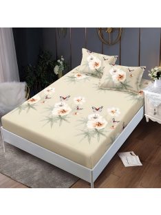   Долен чаршаф с ластик и две калъфки (за матрак от 160x200 до 180x200) EmonaMall, 3 части - Модел S18338