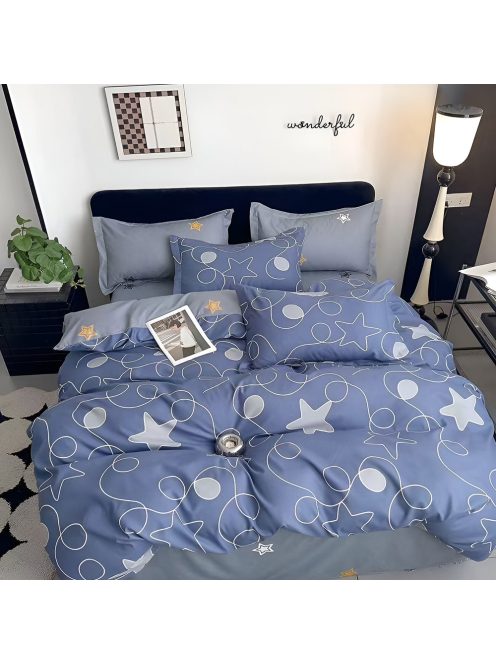 Двулицево спално бельо EmonaMall, 6 части - Модел S18349