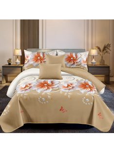   Двулицево спално бельо с ластик EmonaMall, 6 части - Модел S18359