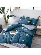Двулицево спално бельо с два горни плика EmonaMall, 7 части - Код S18368
