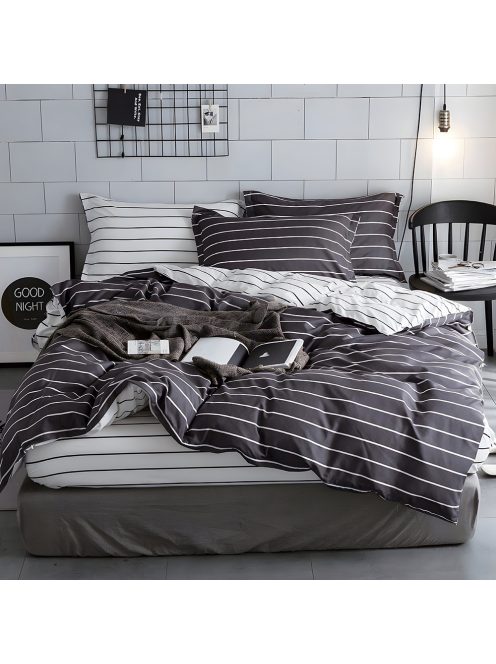 Двулицево спално бельо с два горни плика EmonaMall, 7 части - Код S18372
