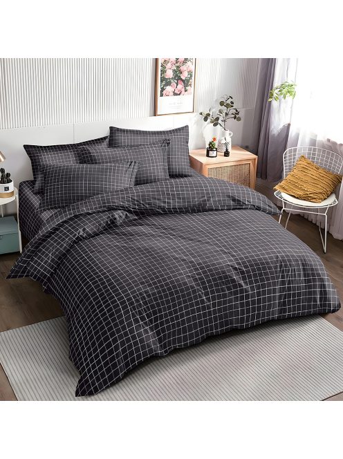 Еднолицево спално бельо с два горни плика EmonaMall, 7 части - Код S18375