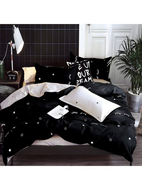 Двулицево спално бельо с два горни плика EmonaMall, 7 части - Код S18377