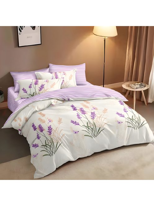 Двулицево спално бельо с два горни плика EmonaMall, 7 части - Код S18380