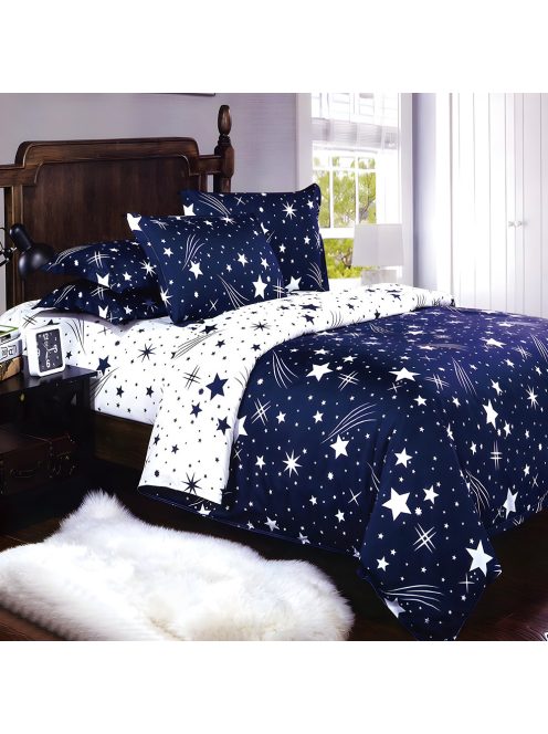 Двулицево спално бельо с два горни плика EmonaMall, 7 части - Код S18382