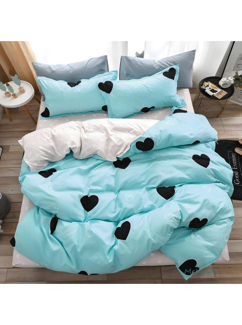 Двулицево спално бельо с два горни плика EmonaMall, 7 части - Код S18385