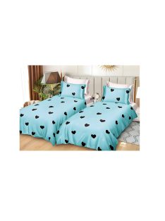   Двулицево спално бельо с два горни плика EmonaMall, 7 части - Код S18385