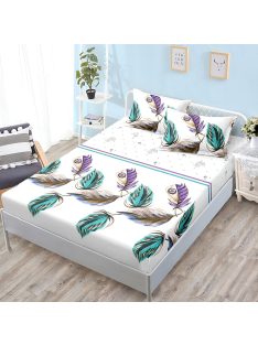   Долен чаршаф с ластик и две калъфки (за матрак 160x200) EmonaMall, 3 части - Модел S18414