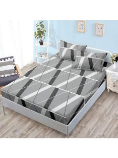   Долен чаршаф с ластик и две калъфки (за матрак 160x200) EmonaMall, 3 части - Модел S18416