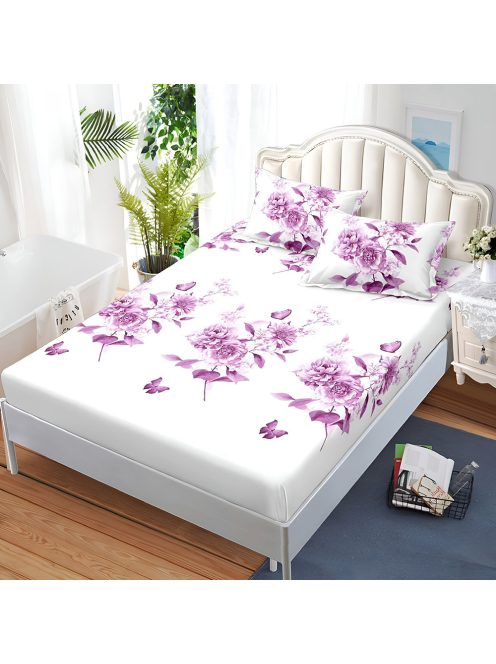 Долен чаршаф с ластик и две калъфки (за матрак 160x200) EmonaMall, 3 части - Модел S18418