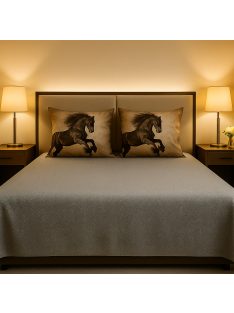 Долен чаршаф с 4 калъфки (размер 220x240) с коне