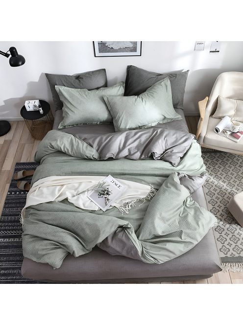 Двулицево спално бельо с два горни плика EmonaMall, 7 части - Код S18454
