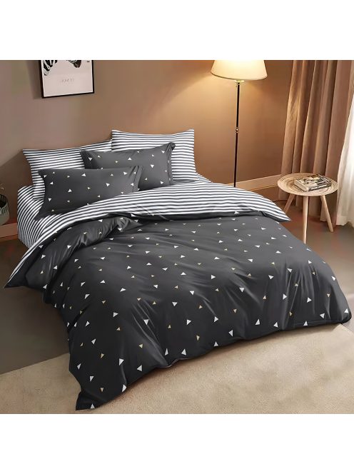 Двулицево спално бельо с два горни плика EmonaMall, 7 части - Код S18463