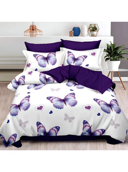 Двулицево спално бельо с ластик EmonaMall, 6 части - Модел S18523